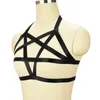 Bras Exotic Harness Bondage Body Lingerie Goth Crop Tops Fetish Rave Wear Cage Bra Belt Star