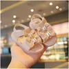 Sandaler Summer Korean Style Baby Kawaii Bowtie Girls Toddler Shoes Soft Sole Antislip Spädbarn 1 år First Walkers 240321 Drop Delivery OT964