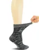 Womens 3 Pairs Bamboo Non-Binding Quarter Thick Warm Winter Socks with Seamless Toe and Full Cushion240401