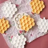 1pcs Diy Honeycomb Cakes قوالب القالب السيليكون كعكة فندان كعكة الصابون صابون الحلوى البسكويت السكر السكر الإكسسوارات المطبخ