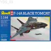 Aircraft Modle Revell 04029 1/144 Scale Model F-14A Black Tomcat Fighter Assembly Model Building Kits For Adults Hobby Collection YQ240401