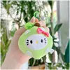 Animaux en peluche en peluche 2024 Porte-clés en gros Pendentif Petite poupée de pomme Chat P Petit sac de voiture exquis Clé Drop Livraison Jouets Cadeaux Otztp