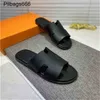 Mens Slipper Izmiss Designer Sandal Partiale Slipper Man Sliders Quality Fashion äkta Leather S Summer Flat Men Have Logo
