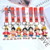 Leuke Piraat Serie Pop Sleutelhanger Hangers Anime Autosleutel Ring Cartoon Pop Rugzak Hanger Speelgoed Cadeau