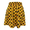 Sassy and Playful Women's Polka Dot Flared Mini Skirt in a Stunning Red Color perfect for the Summer Season