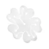 Décoration de fête Clip de fleur modélisation pratique ballons en plastique anniversaire mariage accessoires pour la maison outils prune