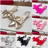 10A Quality Designer Muller Slippers with Big Bow Fashion Pointed Flat Shoes for Women Summer Outfoor Shoes 25953