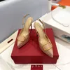 Topkwaliteit Slingback sandaal 12 cm hoge hak schoenen voor vrouwen spiegel kwaliteit echt leer dames mode jurk schoenen bruiloft luxe schoenen met doos