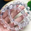 Link Bracelets Natural Pyrite Bracelet Round Bead Women Beautiful Colorful Crystal Energy Healing Fashion Jewelry 1PCS 8/10/12/14MM