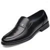 Chaussures habillées hommes chaussure en cuir respirant affaires sociales mâle Zapatos Para Hombres De Vestir Sapatos Masculinos