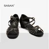 Chaussures de danse SASAN Satin PU bas avec fond souple boucle en métal sangle filles enfants Latin S-5555