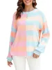 Bluzy damskie bluzy damskie SWEAT KNILNY Z KOLEKCJĄ Z TURTLECK COURY LONG LUKA RĘKOWY PULLOVER Autumn Winter Fashion 240401