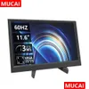 Monitorer Mucai 11,6 tum Portable Monitor 16 9 60Hz Game SN 45% NTSC 250CD/M ﾲ LAPTOP Xbox PS4/5 Switch Display Type-C-gränssnitt 24032 OTFSK