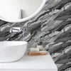 Wallpapers Marble Peel Stick Floor Tile Bathroom Decals Removable Sticker Decor Wall Backsplash