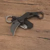 1st Ny KS2064 Karambit Knife 8CR13MOV Satin/Stone Wash Blade G10 Handle Folding Clawing Knives Outdoor Tactical Knives With Retail Box