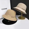 Spring and Summer New Pot Hat Womens Sunshade and Sunscreen Fisherman Hat Fashionable and Versatile Western Style Small Fragrant Wind Gift Hat Sun Hat