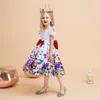 Robes de fille enfants noël pour filles adolescente demoiselle d'honneur élégante princesse robe de mariage en dentelle robe de fête vêtements de cérémonie 2-6 ans