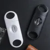 Cigar Cutter Stainless Steel V-Blade Cigar Scissors Metal Cut Devices Tools Fit All Cigar Sizes Smoking Accessories Plastic