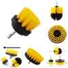 Nuovo 2/3.5/4/5 '' Strumenti Power Scrubber Lucidatrice per auto Kit di pulizia per il bagno con set di accessori per spazzole estensori