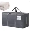 Sacs de rangement mobiles grand fourre-tout organisateur avec fermetures à glissière poignées de transport emballage fournitures pour la maison