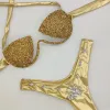 Conjunto 2023 Biquíni de shinestone Set New Bling Stones Swimsuit