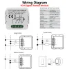 コントロールGirier Tuya Zigbee 3.0スイッチモジュール10AスマートホームDIYブレーカー1 2 3 4ギャングサポート2ウェイコントロールワークスアレクサグーグルホーム