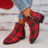 Stivali Teli medi Donne Scarpe rotte Caviglie a piedi Chelsea Boots inverno 2023 New Trend Gladiator Punta di punta di piedi Pompe fad Mujer Botas