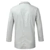 MENS BLAZER JACKA SPRING SOMMER SOLID Slim Casual Business Thin Breattable White Cotton Linen Suit Male 240321