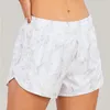 Ll feminino yoga outfits curto forrado shorts de corrida com zíper bolso ginásio senhoras casual roupas esportivas para meninas exercício fitness