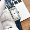 Watch pour hommes JLC Femmes d'origine Reverso One Monoface Designer montre une montre de luxe de haute qualité avec boîte Montre de Luxe Dhgate Nouveau