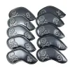 Clubs 10pcs/Set Golf Iron HEADCOVER 49, P, S, A, X Club Copertura Numero di ricamo Sport Sport Attrezzatura da golf Accessori