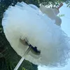 Womens 1950s Tutus Tulle Petticoat 35cm 4 Layer Ruffled Bubble Saia Underskirt Half Slips Dress para Costume Party 240401