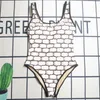 Women Designers Bikini luksus litera drukuj jednoczęściowy stroje kąpielowe plaż