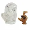 3D dinosaur Shape Polycarbonate chocolate Molds Without magnet PC Chocolate Mould for Baking Candy Cake Decorating Pastry Tool Y20230t