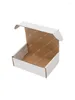 Cadeauverpakking 50 golfkartonnen dozen 6x4x2"(15,2x10x5CM) / 6x4x3" 6x4x4" 3 maten doos wit buiten en geel binnen