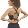 Bags Wireless Bra Push Up Yoga Sport Bras Women Sexy Lingerie Gym Tank Top Bralette Underwear Strappy Bra Workout Fiess Clothing