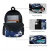 Storage Bags Backpack Blue Elements Pagoda Casual Printed School Book Shoulder Travel Laptop Bag For Womens Mens