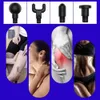 Massage Gun Full Body Massager Privat Label LCD Touch Screen Mini Portable Muscle Percussion Booster Massage Gun 2024 YQ240401