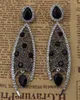 Boucles d'oreilles pendantes en gros bleu clair violet strass longue goutte de mode cristal déclaration boucle d'oreille bijoux de fête accessoires pour femmes