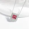 Pendentif Colliers Cristaux d'Autriche Tendance Femmes Collier pour Filles Anniversaire Bijoux Cadeaux Sier Couleur Femelle Cou Accessoires Dro Dhaxa