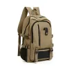 Sacs Travel Sac à dos Men Tactical Militari Mountaine d'alpinisme Men Men Toile de grande capacité Sac de camping en plein air Sac d'ordinateur