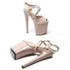 Dance Shoes Fashion 20CM/8inches PU Upper Plating Platform Sexy High Heels Sandals Pole 310