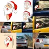 2024 natal para adesivo decoração automotiva adesivos engraçado papai noel decalque janela do carro