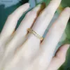 Designerring för kvinnor Tiny Small Set Gold Color Cubic Zirconia Midi Finger Rings Bröllopsdag Jycken Tillbehör Gåvor Kar229