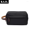 Cosmetic Bags Casual Solid Color Cosmetics Makeup Travel Luggage Small Bag Handbag Men And Women