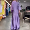 Vestidos casuais básicos das mulheres cintura alta magro vestido de festa novo outono elegante sólido drapeado robe sexy senhora com decote em v torcido meia manga yq240402