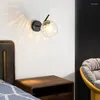 Lampa ścienna Nordic Nowoczesne żelazne lekkie retro salon sypialnia nocna jadalnia bar Lampy LED Lampy