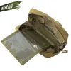 Sacos airsoft tático 900d molle utilitário edc/acessório saco de gota à prova dwaterproof água revista bolsa ao ar livre saco de engrenagem de caça