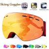 Lunettes de soleil Ski Goggles Men Femmes Snowboard Lunets d'hiver Snow Snow Snowsses UV 400 Double couches Lens Antitifog Skiing Goggles