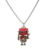 Colliers pendentifs Collier de robot à vapeur en bois fait à la main Chaîne de clavicule de longueur réglable